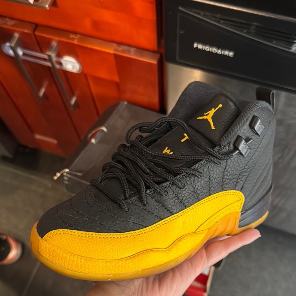 Jordan Kids Sneakers Black Yellow